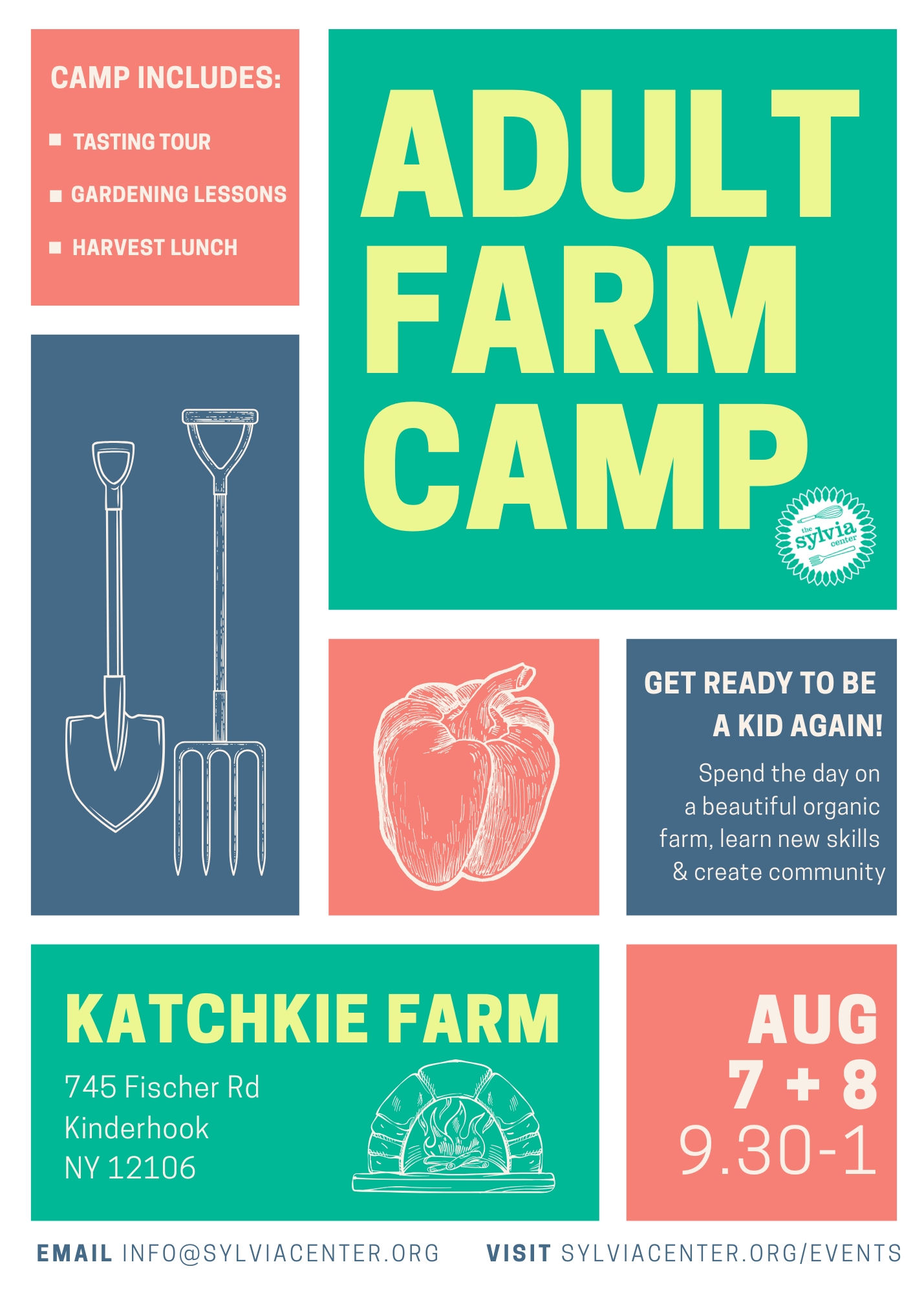 The Sylvia Center's Adult Farm Camp