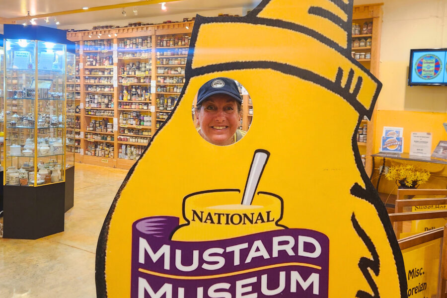 Barbara Glassman at the National Mustard Museum