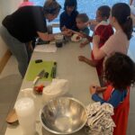 Annette Barlow and children from The Sylvia Center