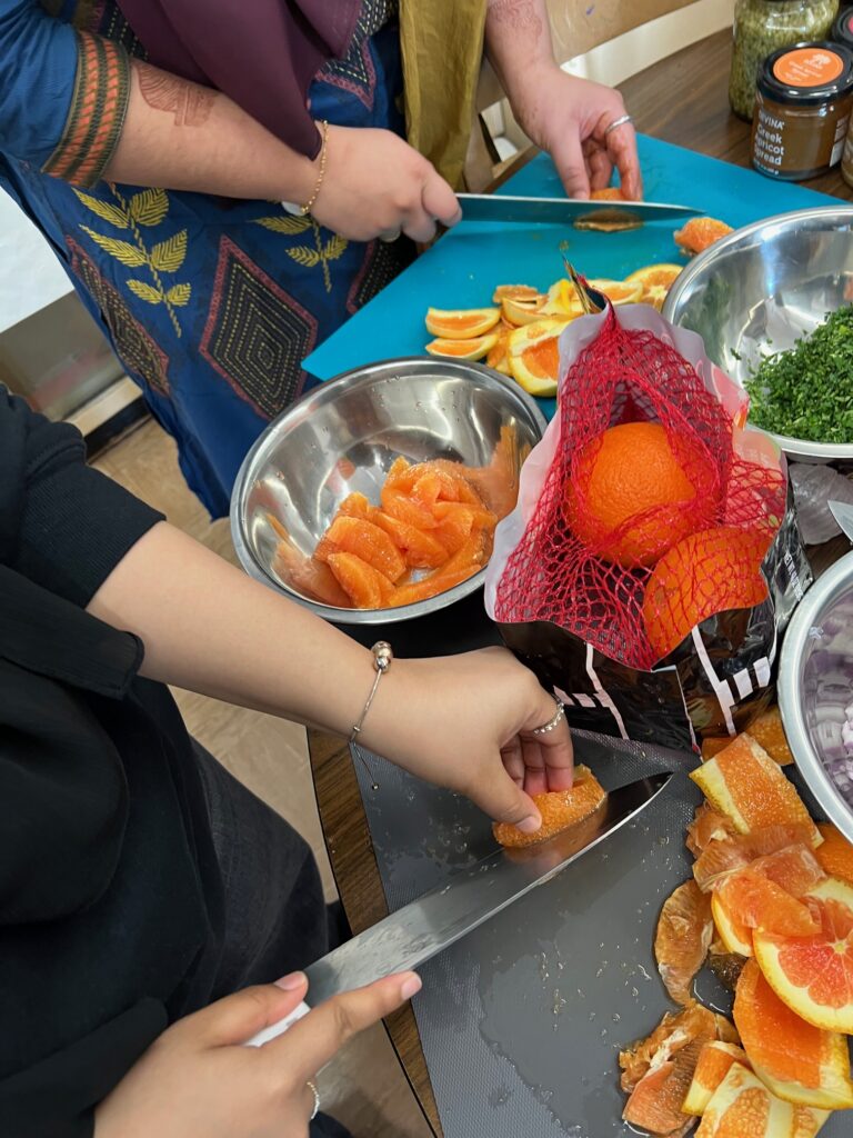 The Sylvia Center Teen Culinary Apprentices test student recipes for the Art of Cooking gala in March 2026