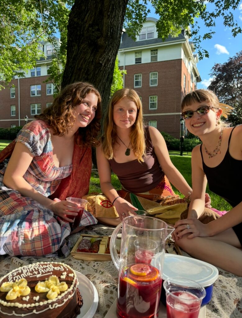 The Sylvia Center Chef Educator Grace McKillip and her sisters