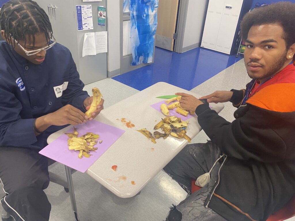 The Sylvia Center teaches Cooks for Health with special education program Albany Life Skills at Albany High School