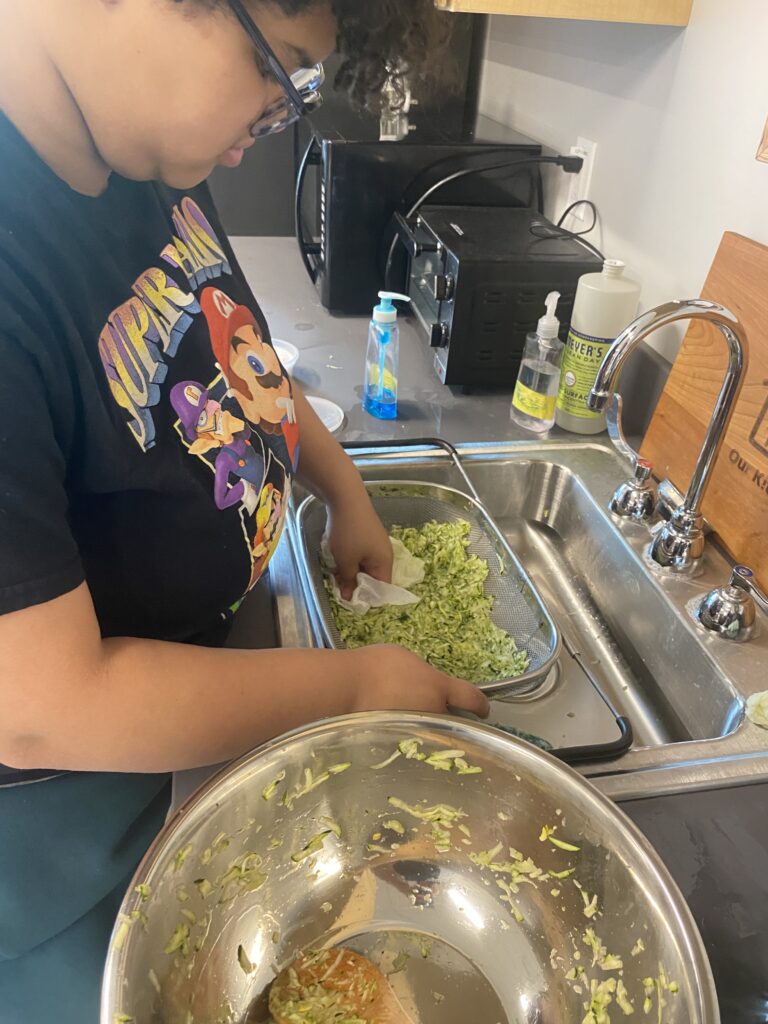 The Sylvia Center teaches Cooks for Health with special education program Albany Life Skills at Albany High School