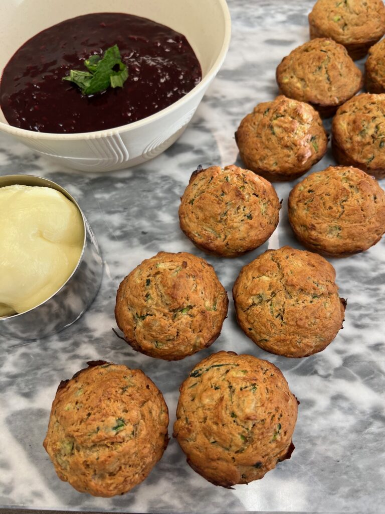 The Sylvia Center low sugar zucchini muffin recipe