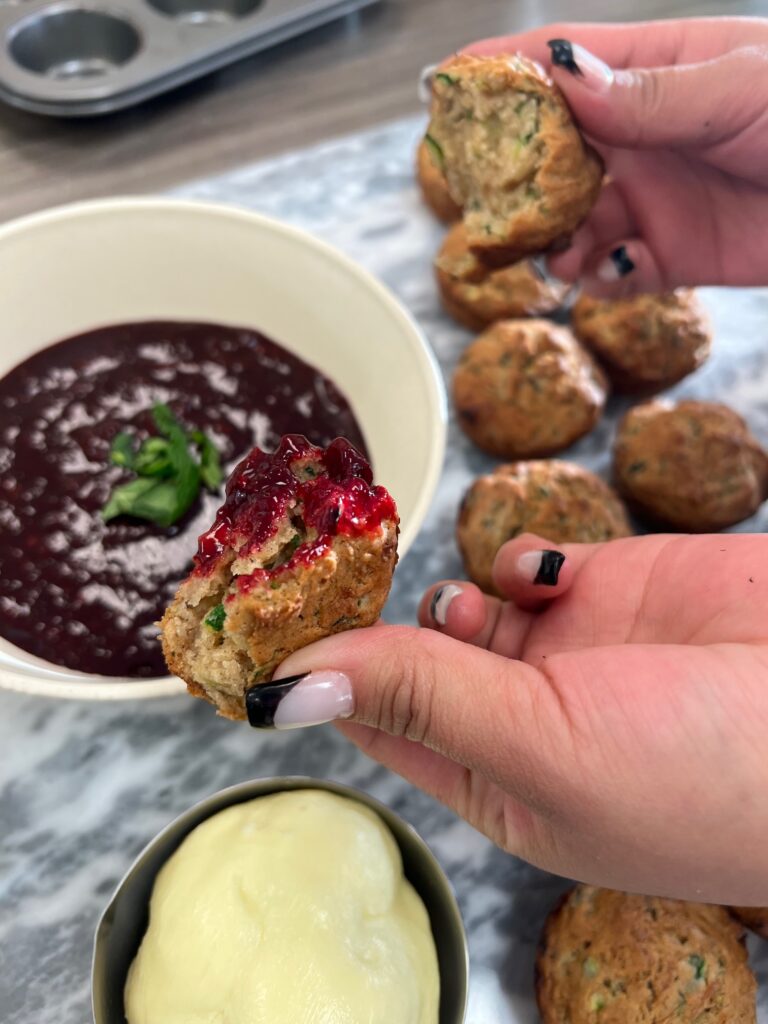 The Sylvia Center low sugar zucchini muffin recipe
