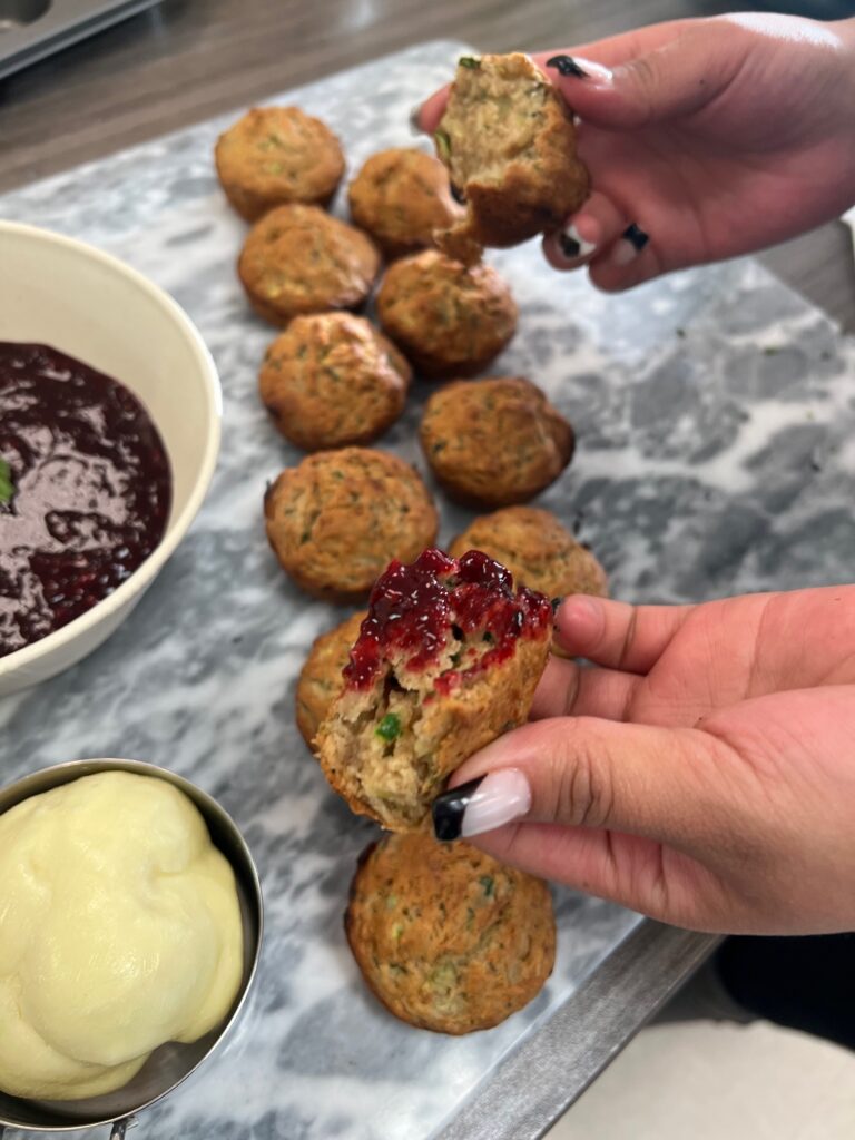 The Sylvia Center low sugar zucchini muffin recipe