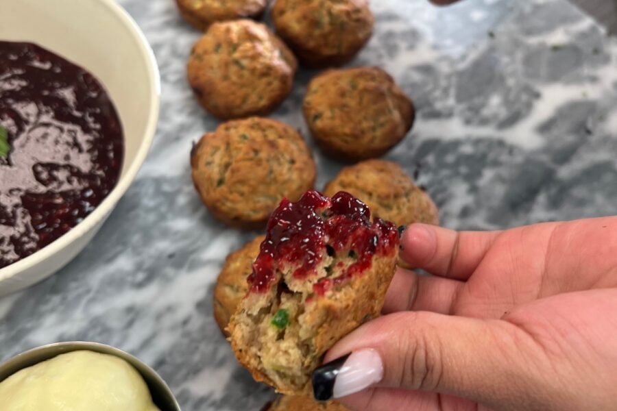 The Sylvia Center low sugar zucchini muffin recipe