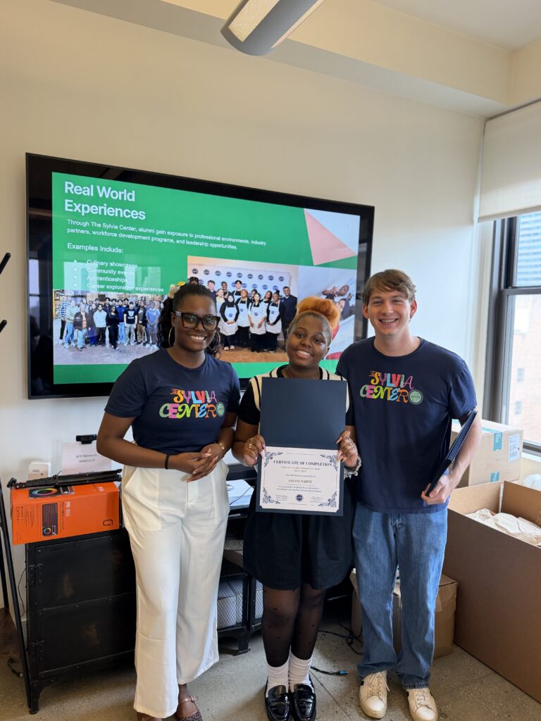 The Sylvia Center's Teen Culinary Apprentice graduation ceremony at FoodMatch