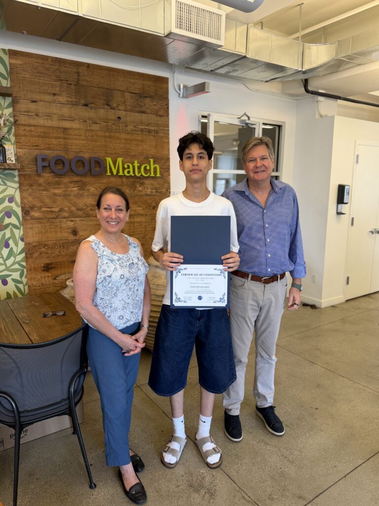 The Sylvia Center's Teen Culinary Apprentice graduation ceremony at FoodMatch