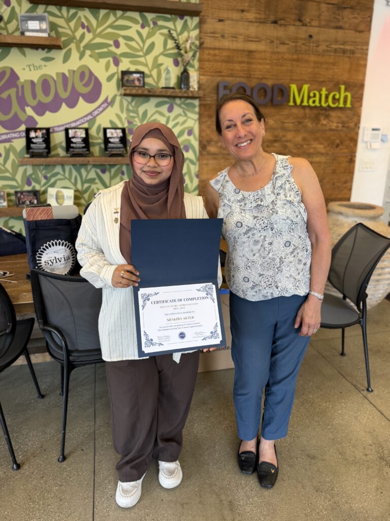 The Sylvia Center's Teen Culinary Apprentice graduation ceremony at FoodMatch