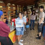 The Sylvia Center's teen culinary apprentices from Hillcrest High School visit East New York Farms!