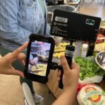 Eater's Sergio Cardigno teaches The Sylvia Center's teen culinary apprentices about food videography