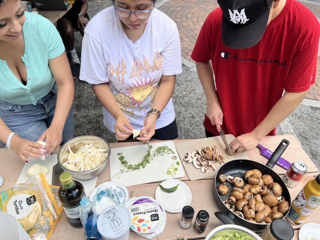 The Sylvia Center teen students visit New York Restoration Project