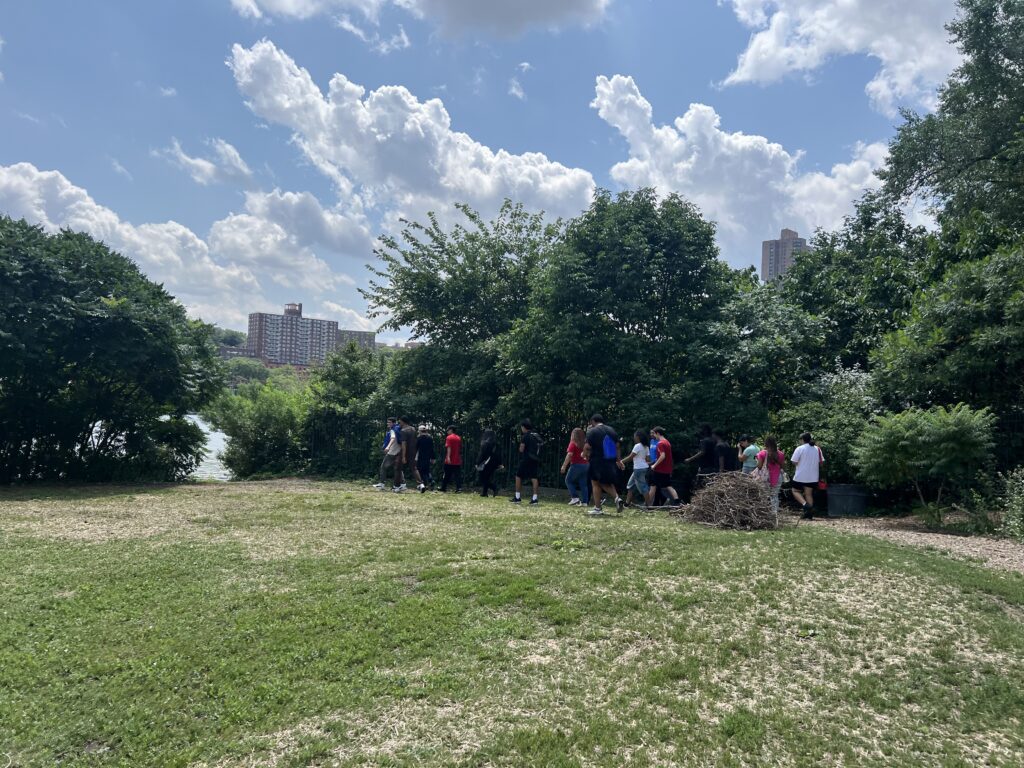 The Sylvia Center teen students visit New York Restoration Project