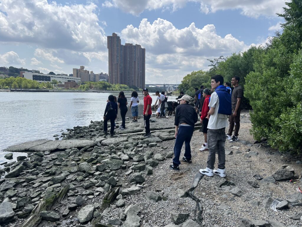 The Sylvia Center teen students visit New York Restoration Project