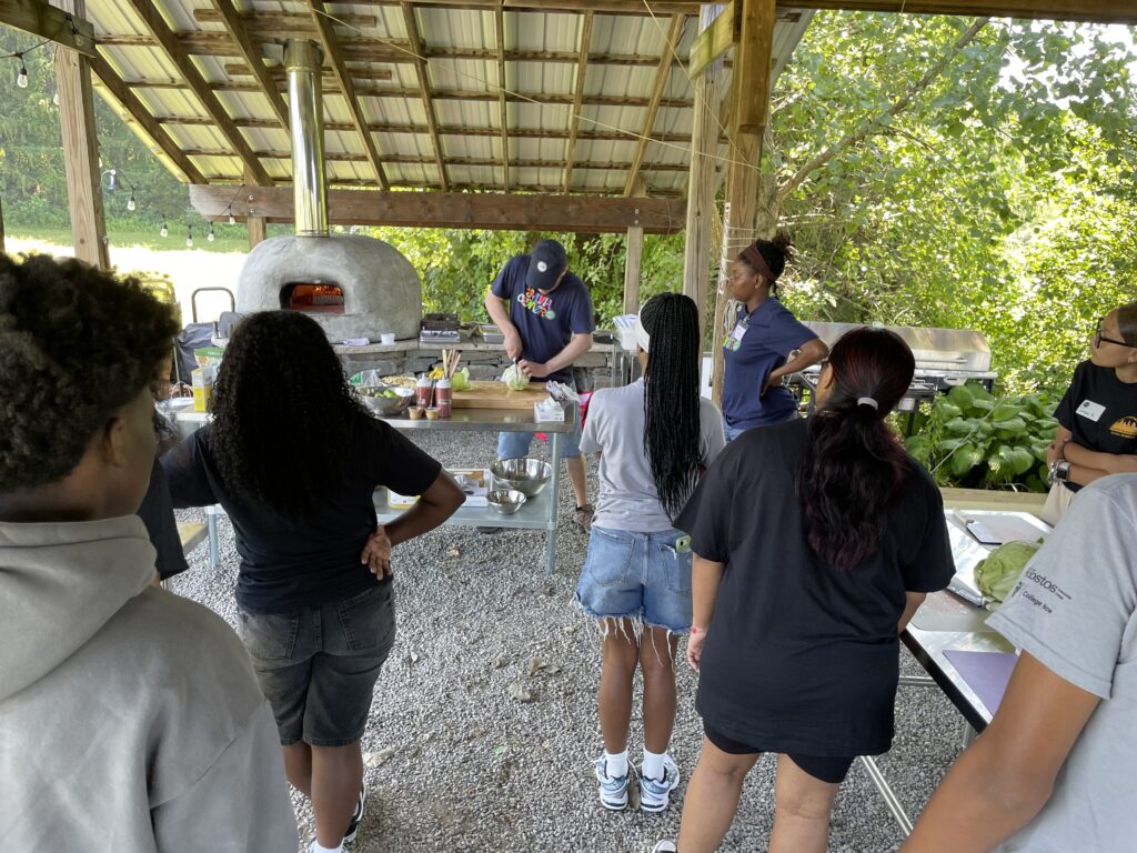 Urban students get hands-on garden and culinary education when the visit The Sylvia Center's Learning Garden at Katchkie Farm in the Hudson Valley