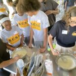 Urban students get hands-on garden and culinary education when the visit The Sylvia Center's Learning Garden at Katchkie Farm in the Hudson Valley