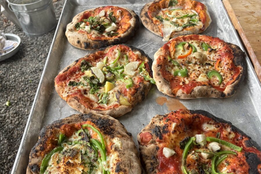 The Sylvia Center uses its wood oven to teach students in their farm programs